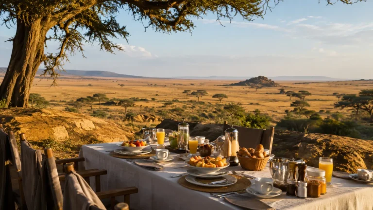 Bush Breakfast With View
