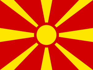 Flag of North Macedonia