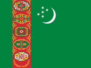 Flag of Turkmenistan