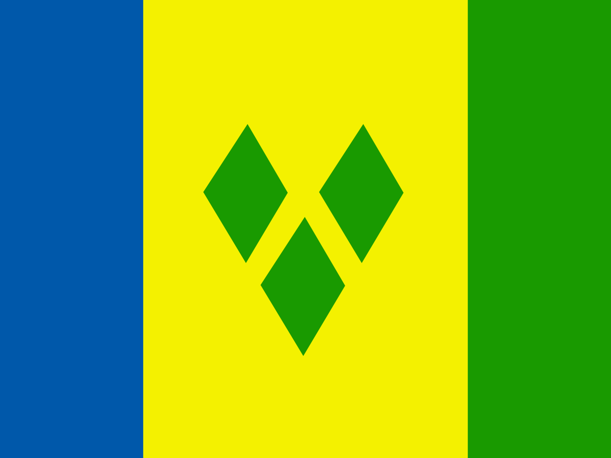 Flag of Saint Vincent And The Grenadines